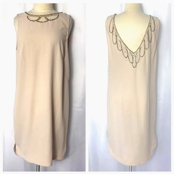 H&M Chic Sleeveless Dress with Beaded Detail - Picture 1 of 7